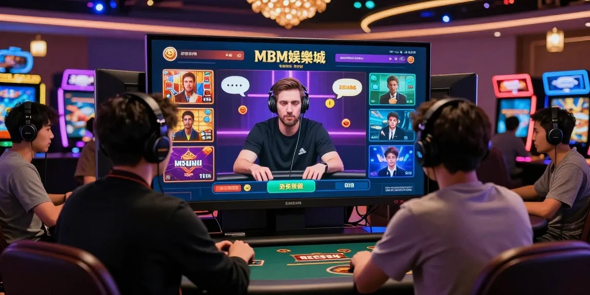 Players engaging in MBM娛樂城 online gaming with vibrant graphics and immersive live dealer experience.