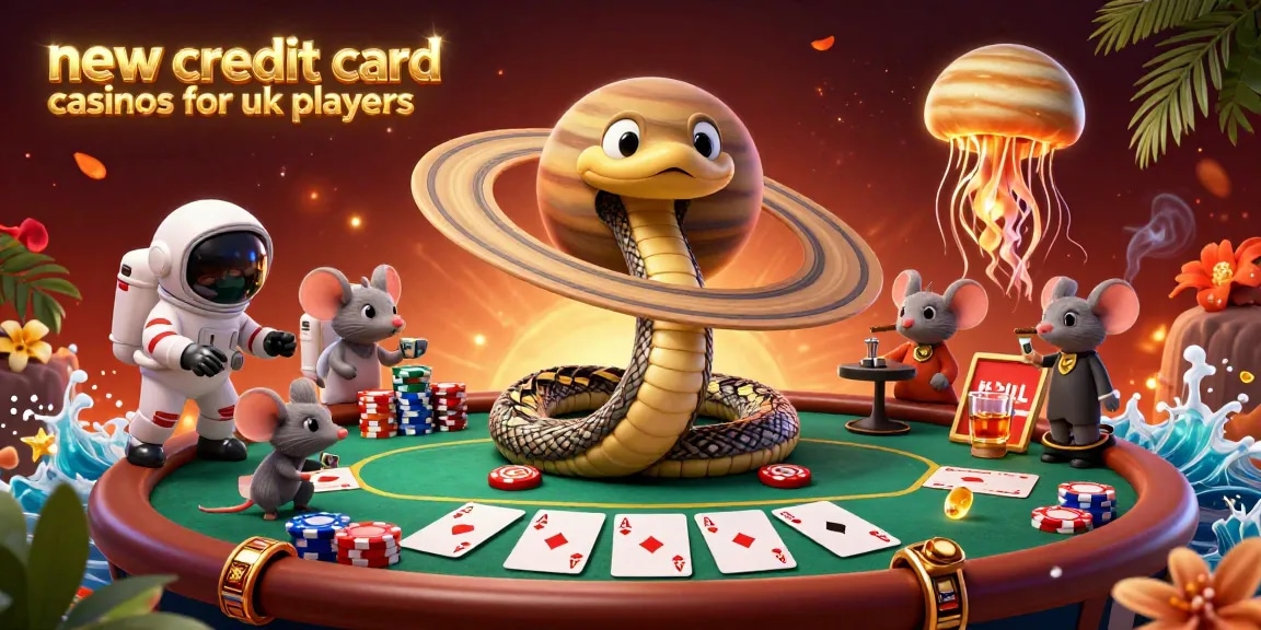 Enjoy the thrill at new credit card casinos for UK players with stellar games and cosmic betting scenes.