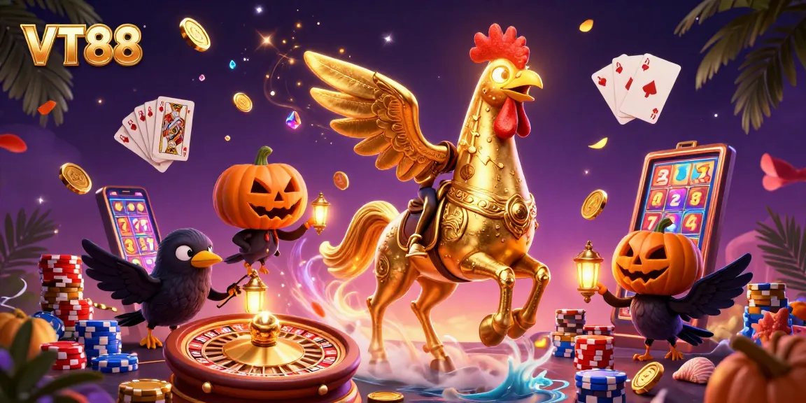 Spin the reels with VT88 in an enchanting casino filled with treasures and excitement.