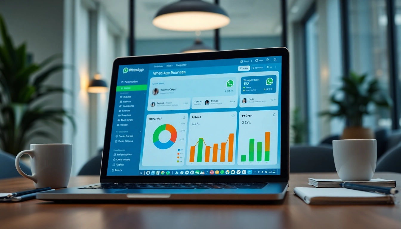 Visualize WhatsApp Business CRM dashboard with analytics for user engagement