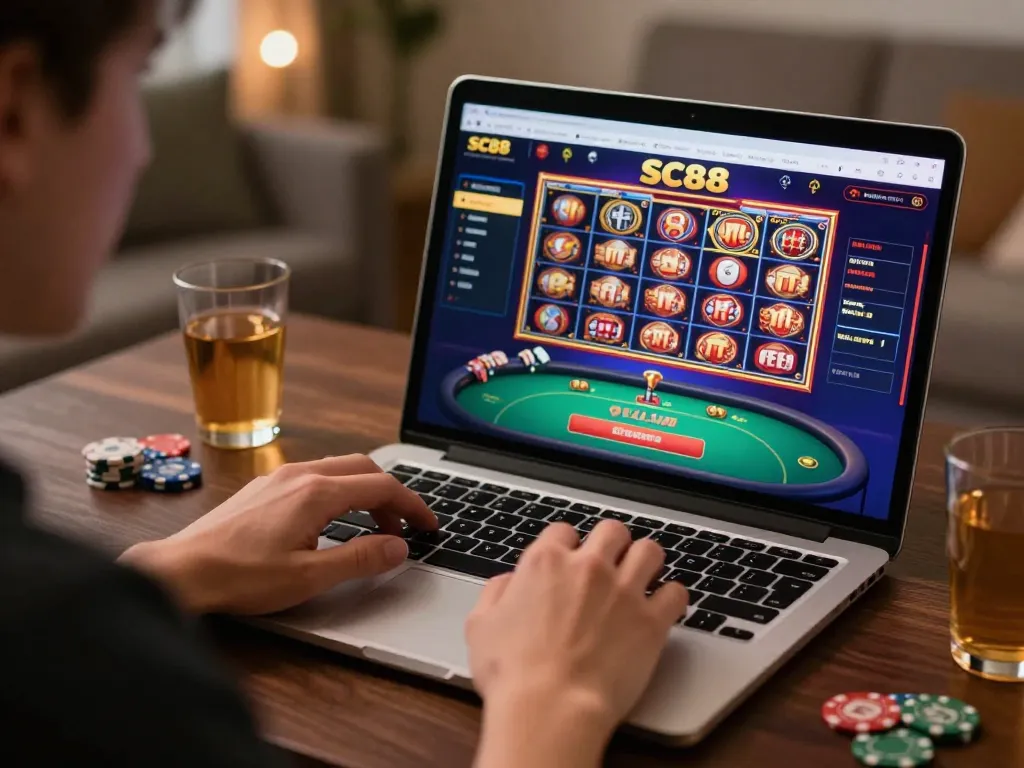 Engaging gameplay on SC88 casino platform during an online session with vibrant gaming interface.