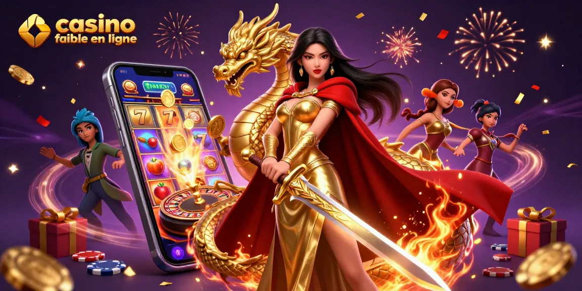 Vivez une expérience de jeu palpitante sur un casino fiable en ligne avec des scènes d'action et des machines à sous éclatantes.