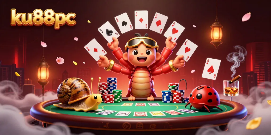 Engage in lively poker action at ku88pc with a vibrant dealer and high-stakes gameplay.