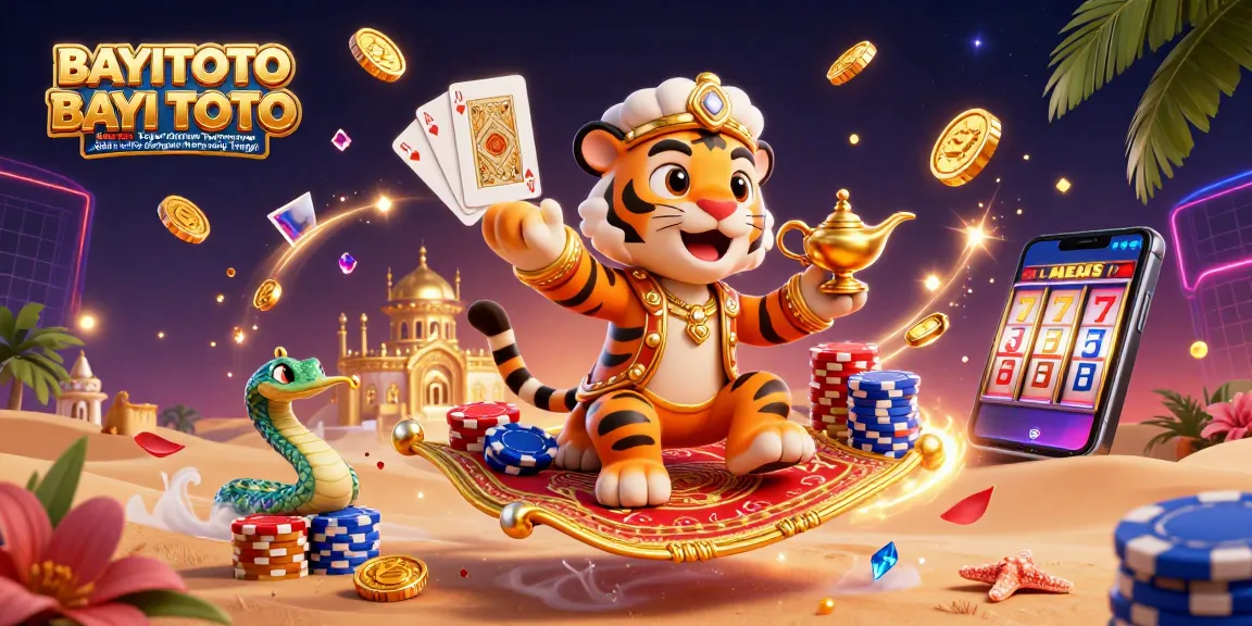 Experience BAYITOTO Platform Togel Online Terpercaya BAYI TOTO dengan Peluang Menang Tinggi with vibrant casino elements