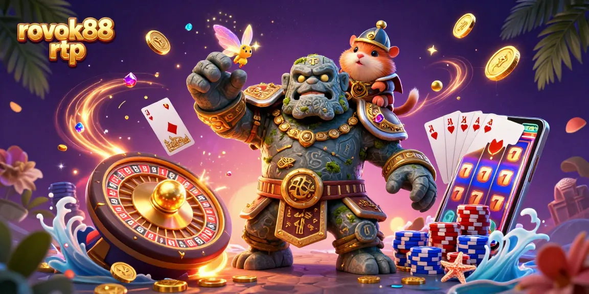 Spin the reels and win big with rokok88 rtp's engaging casino experience featuring unique characters.