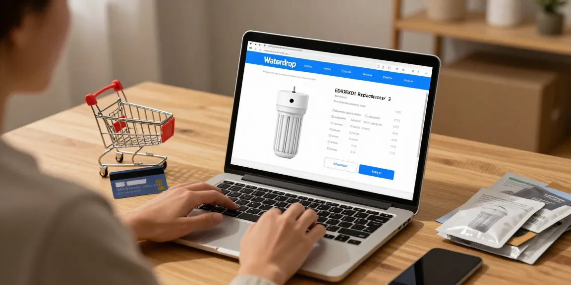 Waterdrop EDR3RXD1 Replacement for Everydrop® Filter 3 in an online shopping scene with best e-commerce deals.