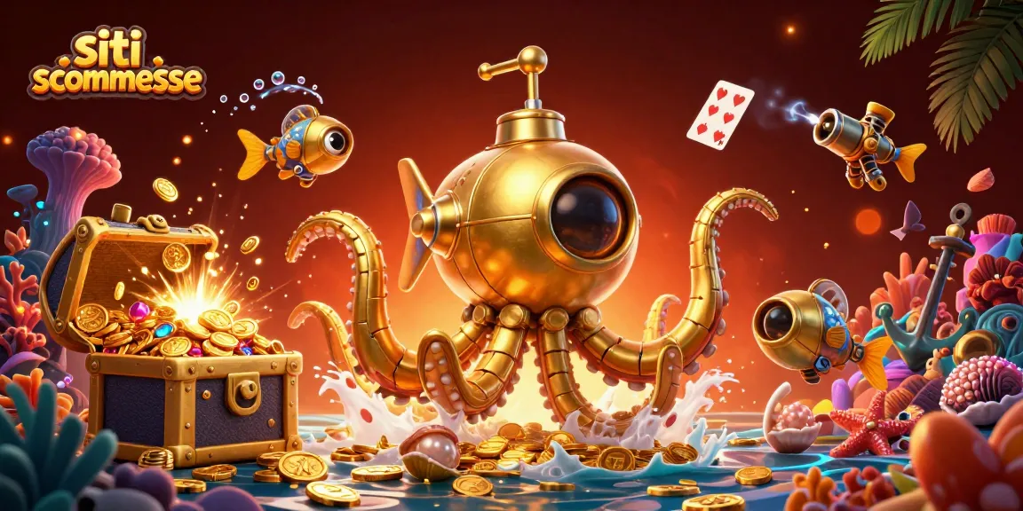 Scopri i migliori siti scommesse con un'avventura in un mare di monete d'oro.