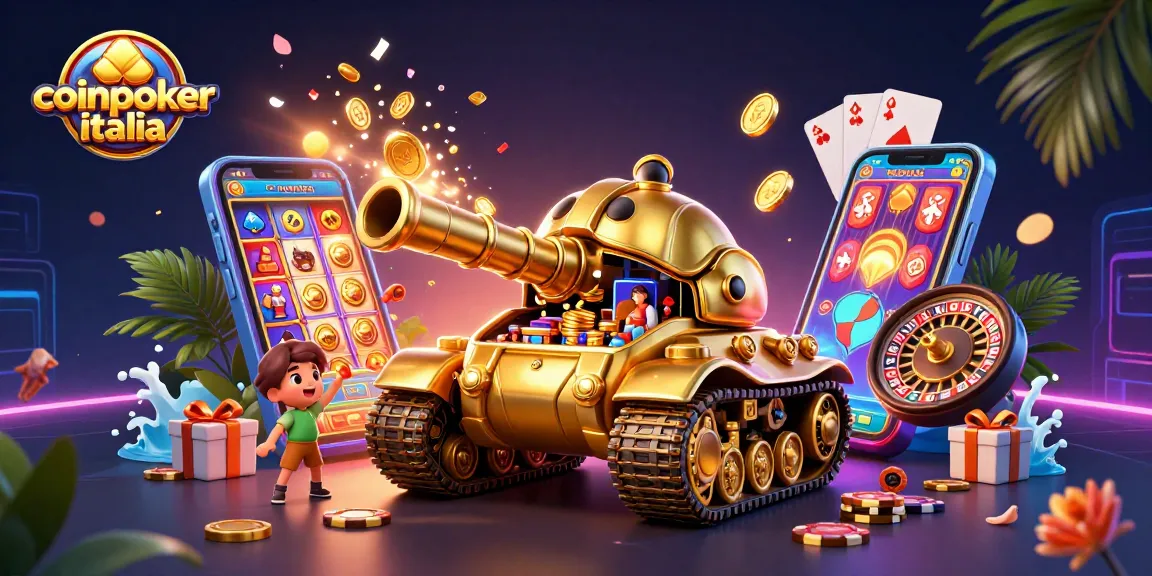 Gioca su Coinpoker Italia con un casinò miniaturizzato e azione di poker avvincente.