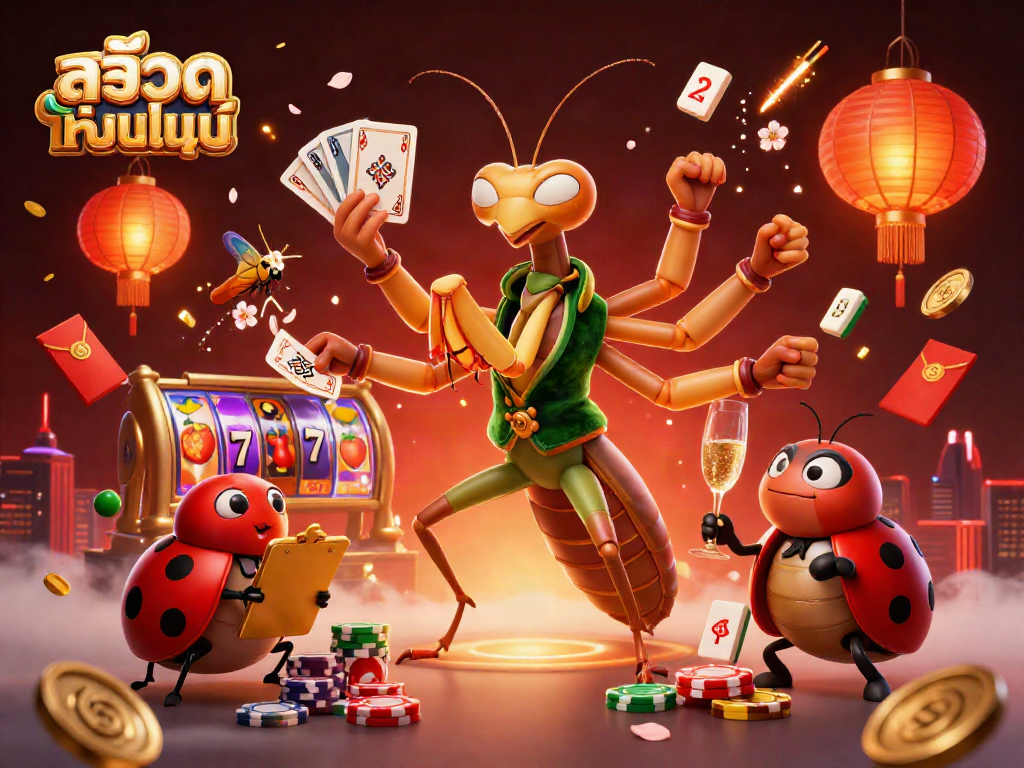 Engage in exciting สล็อตออนไลน์ gameplay with vibrant 3D characters and dynamic casino elements.
