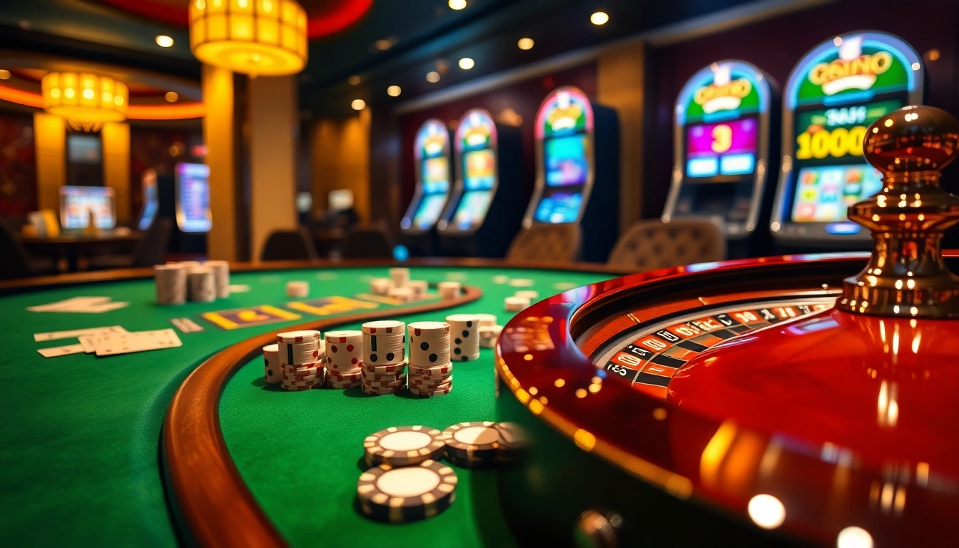 Découvrez l'excitation du casino en ligne Français avec des tables de jeu vibrantes et des roues de roulette palpitantes.