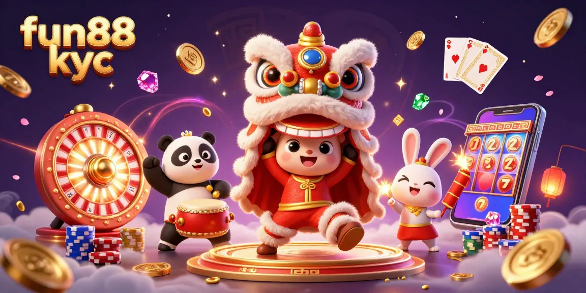 Khám Phá Ưu Đãi Fun88 KYC Với Hình Ảnh Sinh Động Bởi Các Biểu Tượng Casino Hấp Dẫn.
