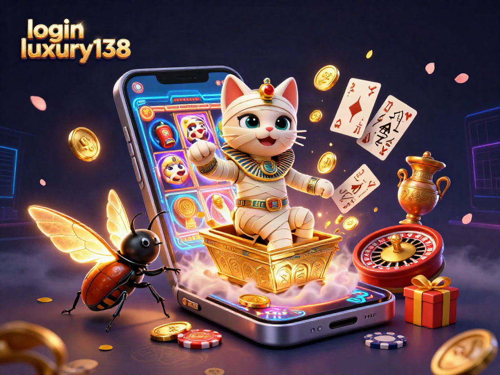 Login luxury138, menikmati permainan kasino modern dengan dalam ilustrasi 3D yang kaya detail.