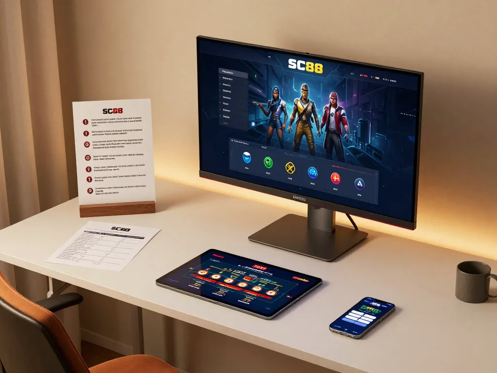 Engaging online gameplay at SC88 with a user-friendly interface and live dealer features.
