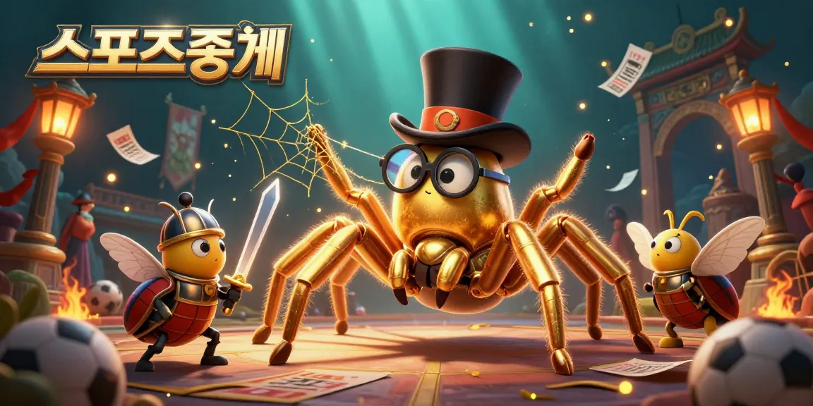 Experience exciting 스포츠중계 with golden elements and dynamic characters showcasing live sports betting.