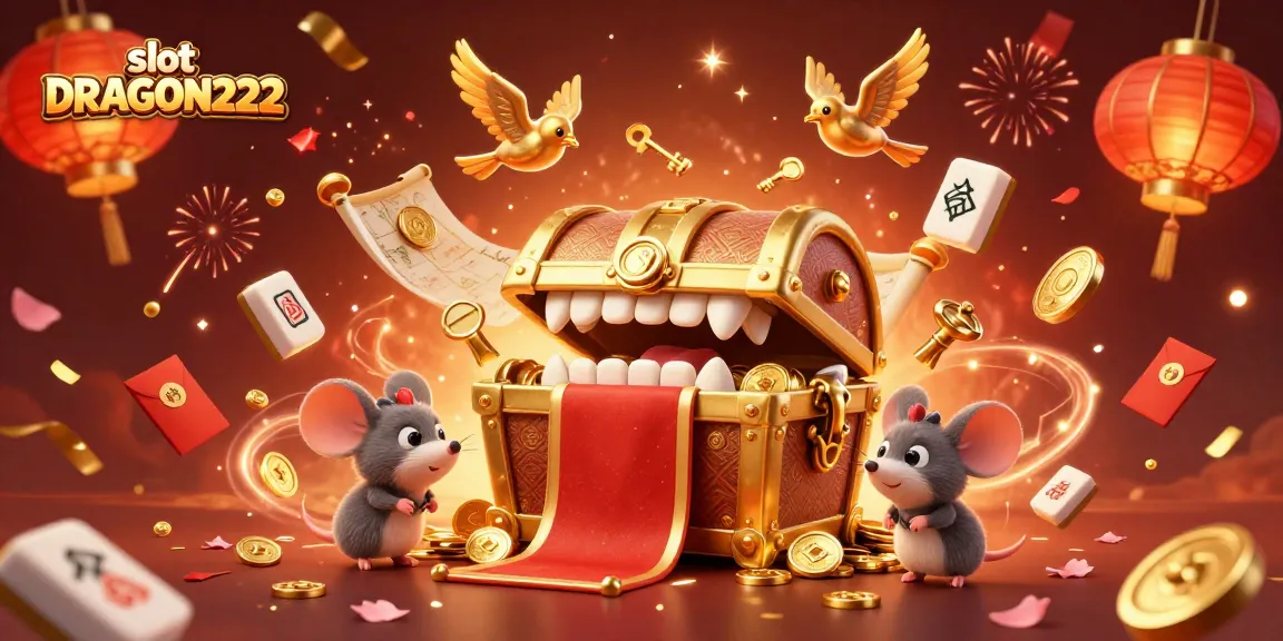 Experience thrilling wins with slot DRAGON222, featuring vibrant 3D casino elements and engaging visuals.