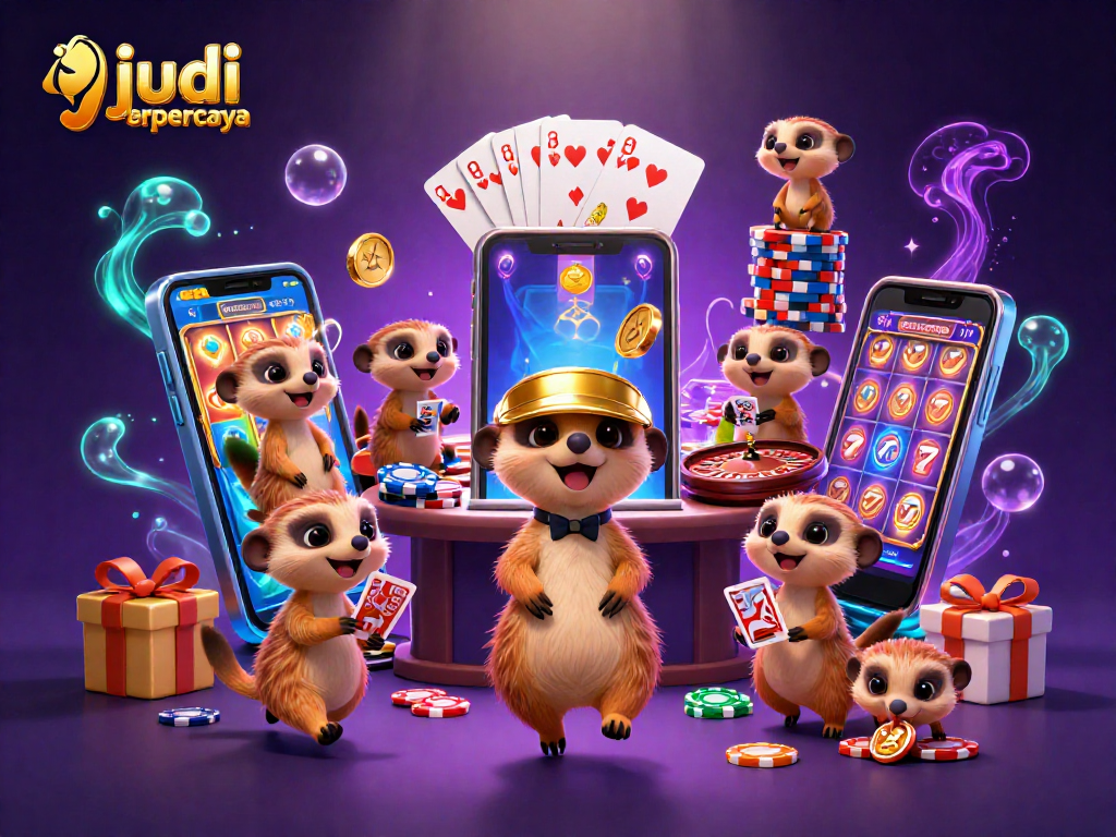 Gali jackpot dengan judi terpercaya di kasino yang dikelola koloni meerkat.