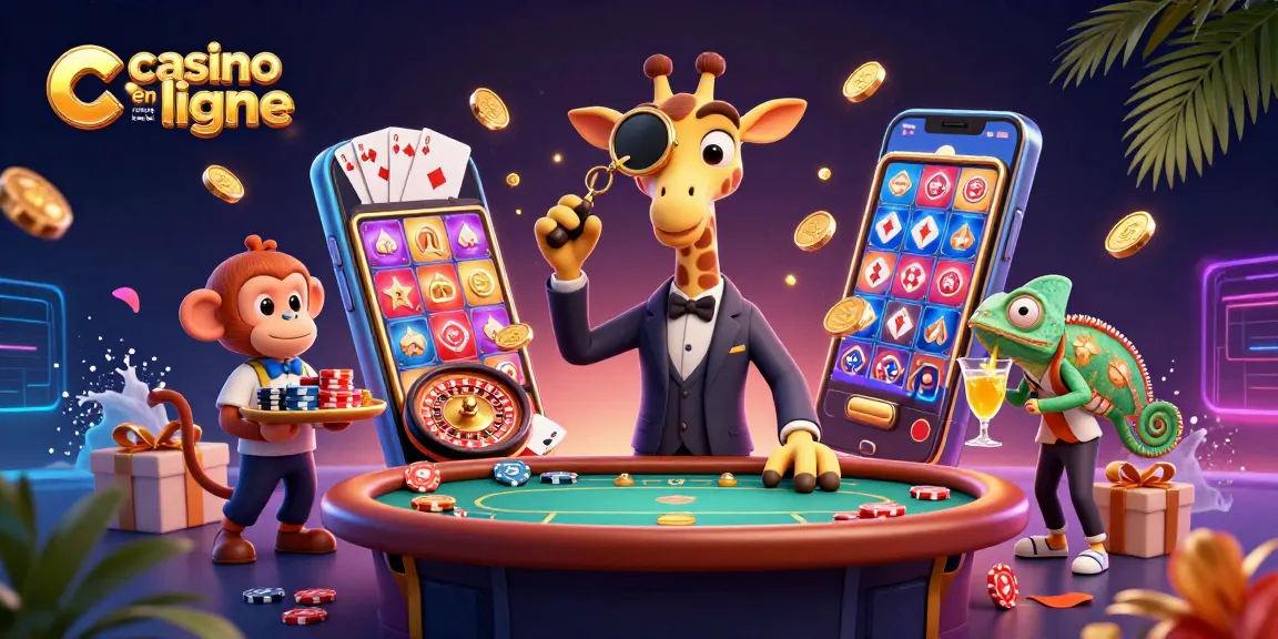 Retirez vos gains rapidement avec casino en ligne retrait instantané dans cette scène animée