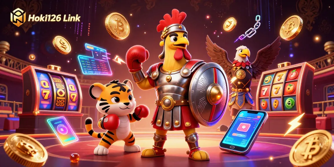 Experience thrilling gameplay with Hoki126 Link showcasing vibrant casino action and innovative gambling elements.