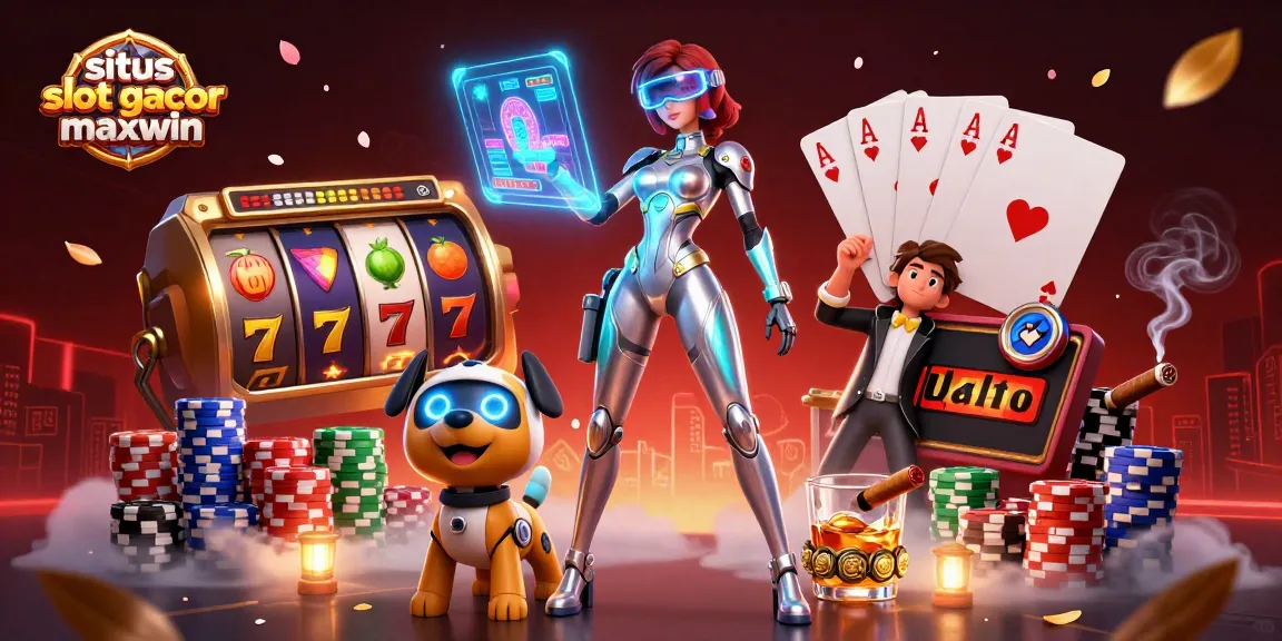 Play at situs slot gacor maxwin for exciting gaming experiences with vibrant 3D characters and slot elements.