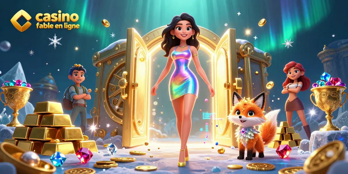 Plongez dans le monde vibrant des casinos fiables en ligne avec des personnages colorés et des trésors riches.