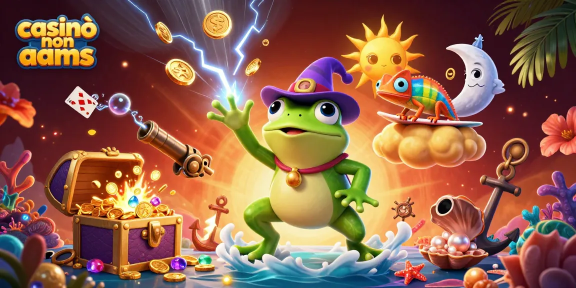 Scopri il brivido dei casinò non AAMS con personaggi vivaci ed elementi di gioco dinamici.