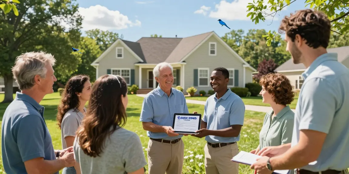 Favor Home Solutions team assisting a local homeowner in Tennessee with a stress-free house sale.