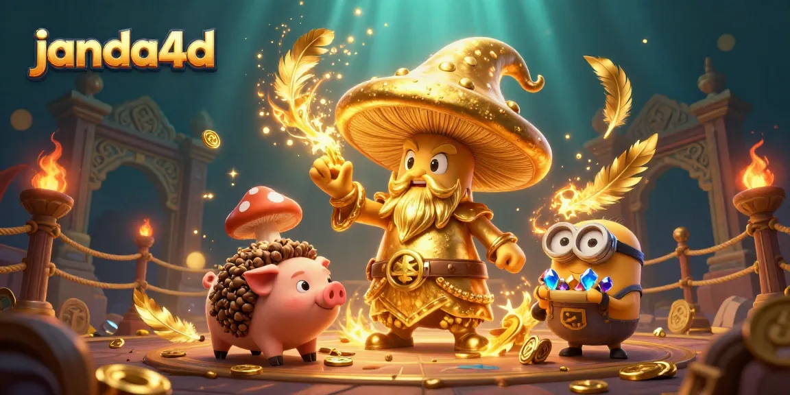 Menangkan permainan slot di janda4d dengan ilustrasi mengesankan petualangan kasino.