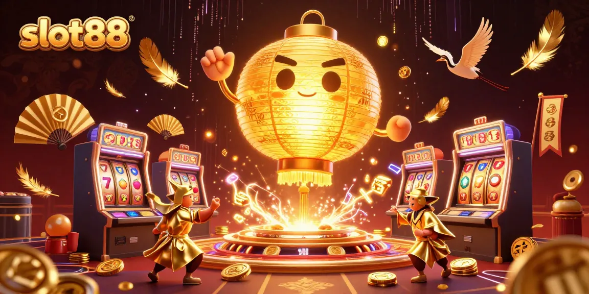 Engage with slot88 slots featuring golden lantern spirits and festive casino atmosphere.