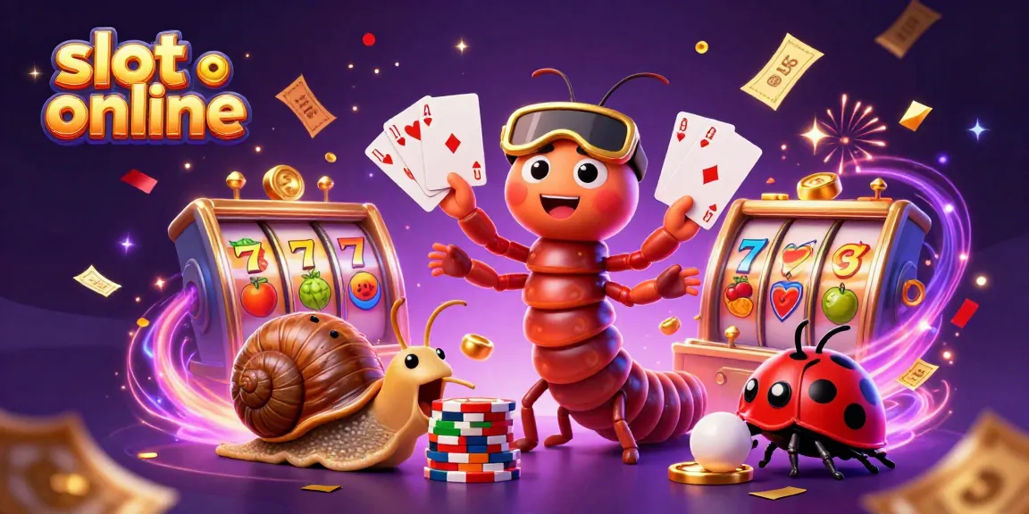 Permainan slot online yang seru dengan dealer kartun dan elemen kasino lainnya