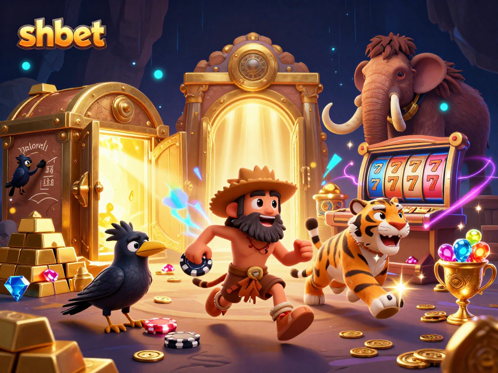 Engage in thrilling gaming with shbet amidst vibrant ancient casino elements.