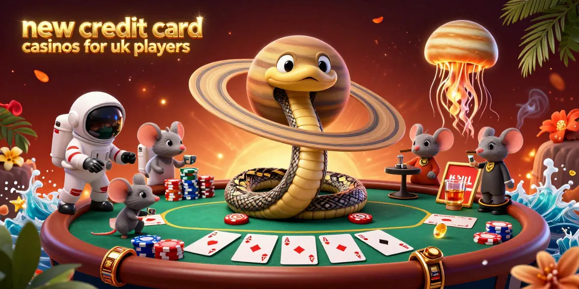 Enjoy the thrill at new credit card casinos for UK players with stellar games and cosmic betting scenes.