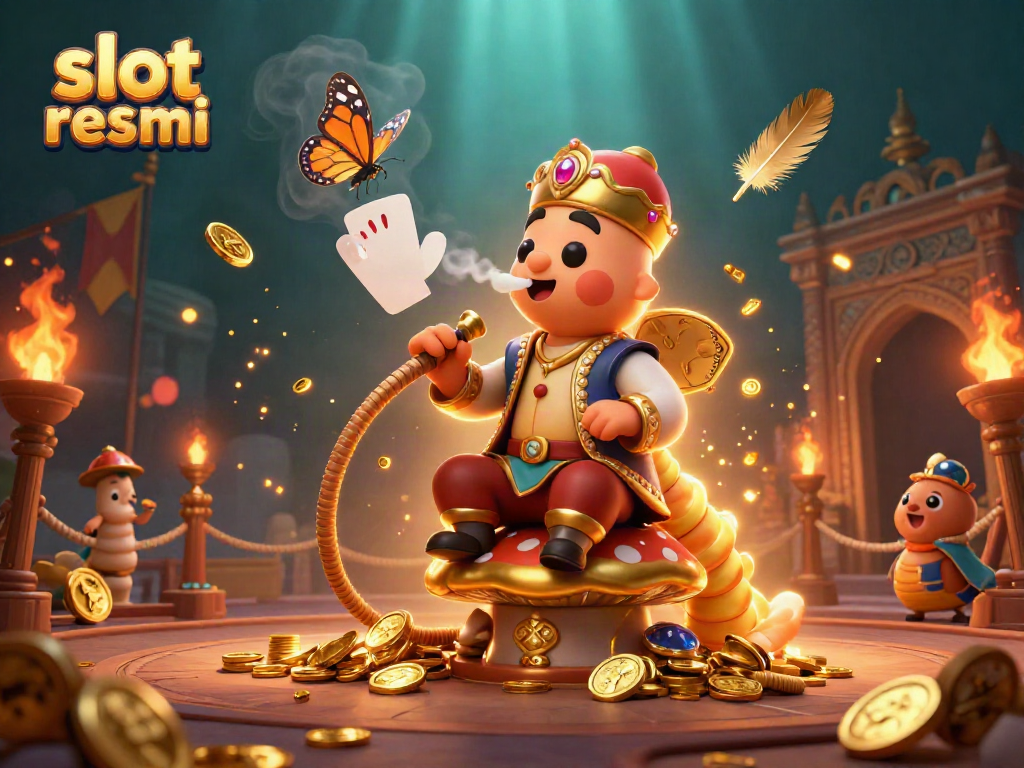 Menangkan hadiah dengan slot resmi dalam ilustrasi kasino yang penuh warna.