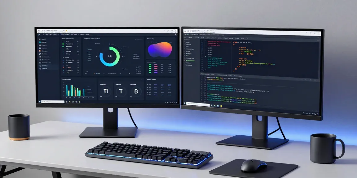 Waygrid API management platform dashboard in a modern developer workspace with software development tools.