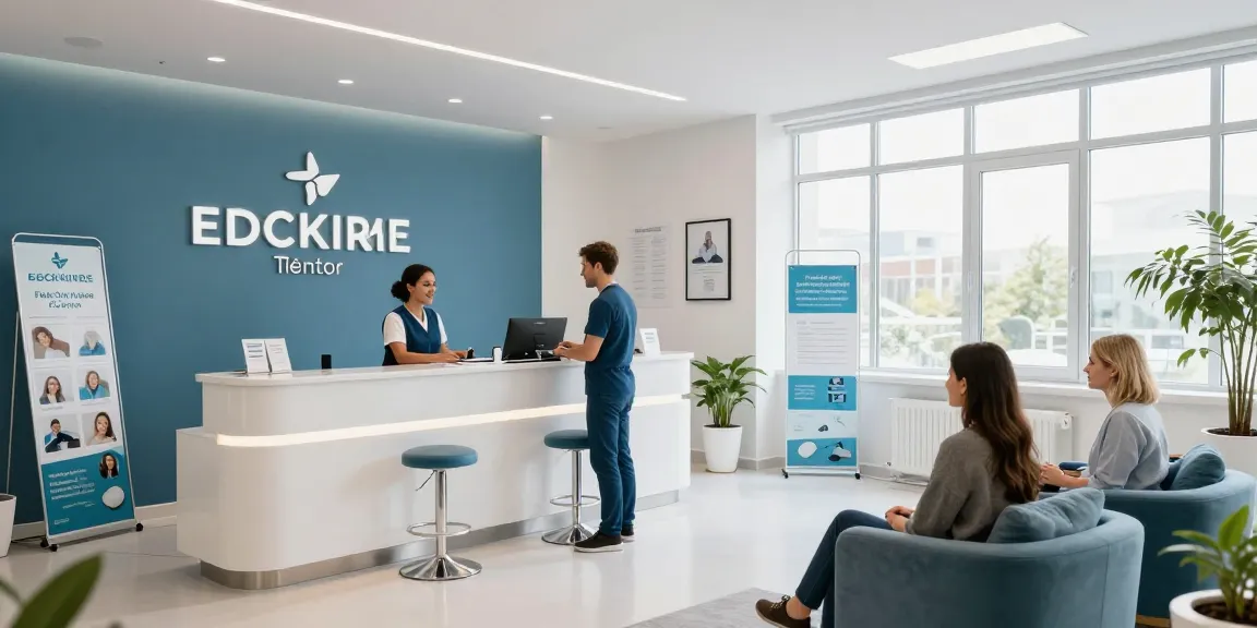 Hair transplant Turkey - modern clinic reception area showcasing patient care.