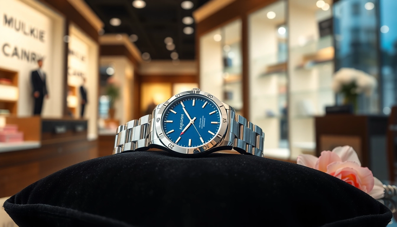 A close-up of a stunning replica watch on a velvet cushion showcasing its intricate details and allure.