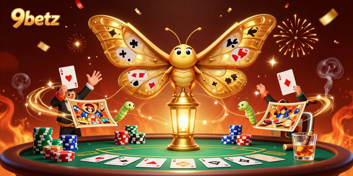 Engage in thrilling gameplay experiences with 9betz at a lively poker scene.