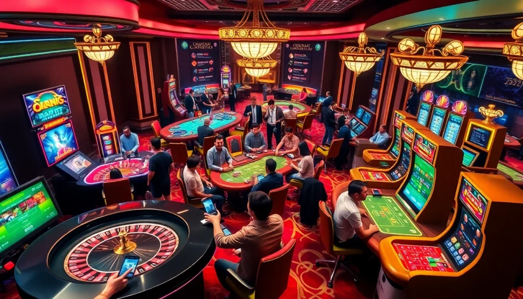 Experience the thrill of 88vv as players engage in vibrant online casino games.