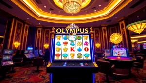 Rasakan sensasi Olympus 1000 dengan mesin slot yang berwarna-warni dan elemen kasino klasik.