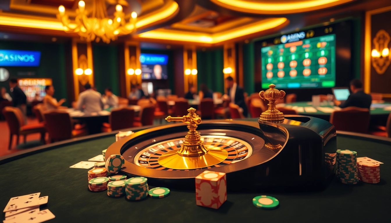Vivez l'excitation du casino en ligne Français avec une scène immersive de table de roulette.