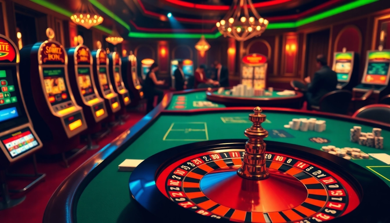 Découvrez l'excitation du casino en ligne Français avec des roues de roulette vibrantes et des jetons de poker engageants.