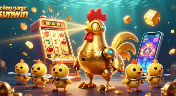 Experience the excitement at cổng game sunwin with vibrant 3D gaming elements and engaging characters.