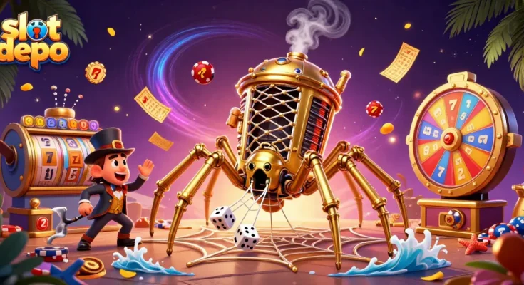 Spin the reels at slot depo with golden chains, vibrant jackpots, and steampunk charm.